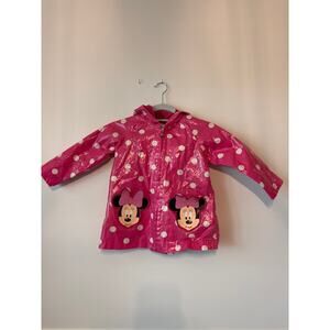 Minnie Mouse Disney toddler girls rain jacket 3T vintage y2k